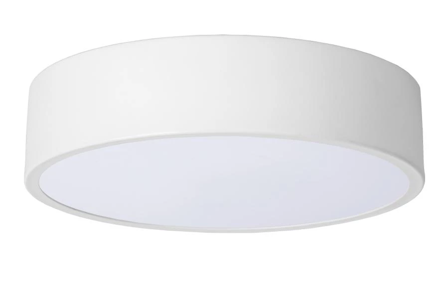 Lucide UNAR - Flush ceiling light - Ø 20 cm - LED Dim. - 1x12W 2700K - 3 StepDim - White - off